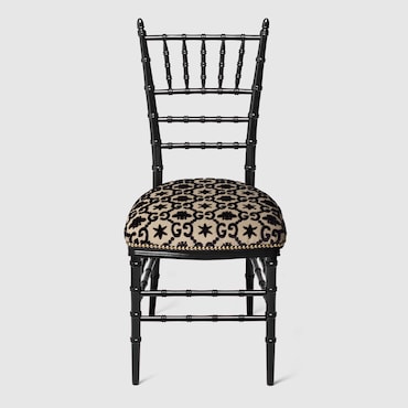 GUCCI Chiavari Chair With GG Jacquard