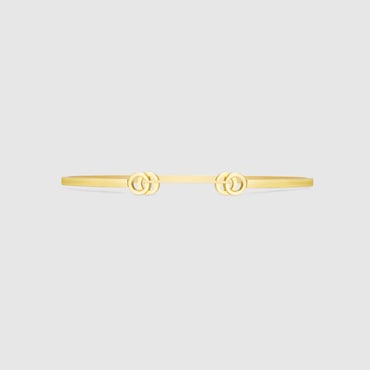GUCCI GG Running Yellow Gold Cuff