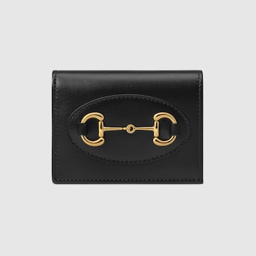 GUCCI Horsebit 1955 Card Case Wallet