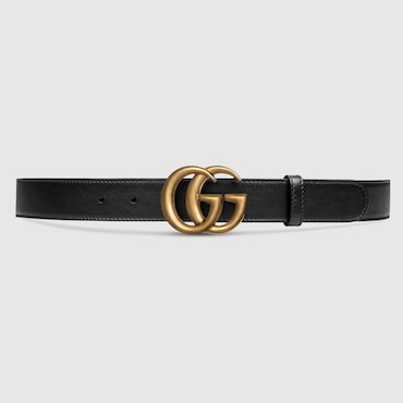 GUCCI GG Marmont Thin Belt, Size 80