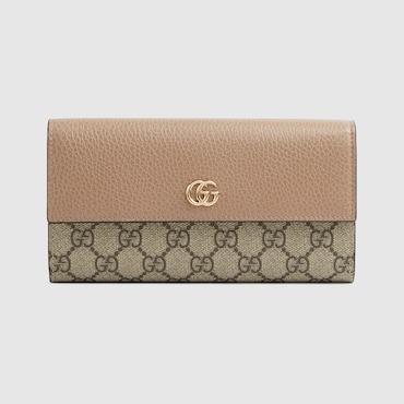 GUCCI GG Marmont Bi-colour Continental Wallet