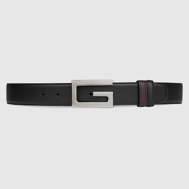 GUCCI Reversible Belt With Square G Buckle, Size 105
