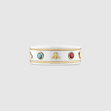 GUCCI Icon Ring With Gemstones