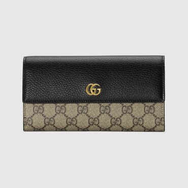 GUCCI GG Marmont Bi-colour Continental Wallet