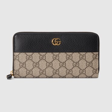 GUCCI Portafoglio GG Marmont Bicolore Con Cerniera