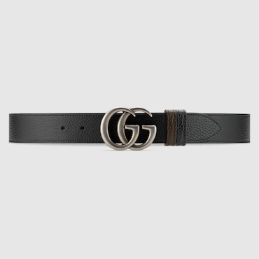 GUCCI GG Marmont Reversible Belt, Size 85