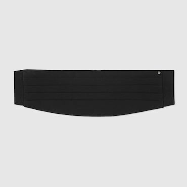 GUCCI Fascia Da Smoking In Seta, Taglia XS