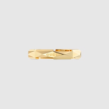 GUCCI Link To Love Studded Ring