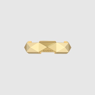GUCCI Link To Love Studded Ring
