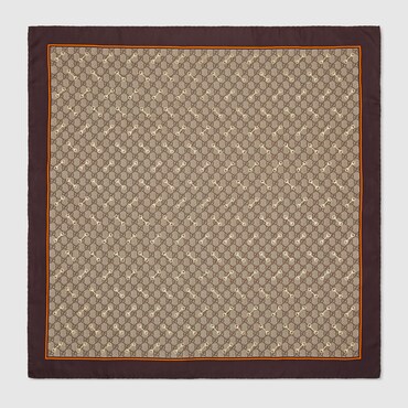 GUCCI Printed Silk Carré