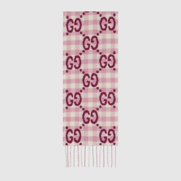 GUCCI Kids - Check Wool Scarf