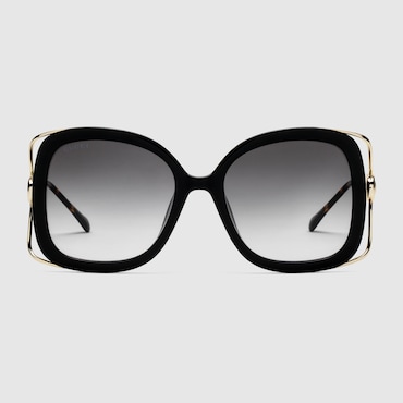 GUCCI Rectangular Sunglasses With Horsebit