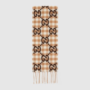 GUCCI Kids - Childrens GG Wool Blend Scarf