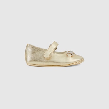 GUCCI Baby - Ballet Flat With Horsebit, Size 17