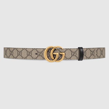GUCCI GG Marmont Reversible Belt, Size 120
