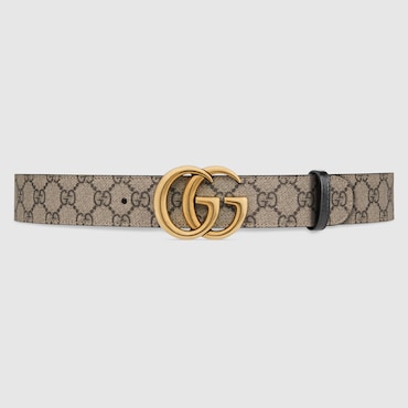 GUCCI GG Marmont Reversible Belt, Size 110