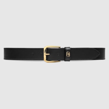GUCCI Belt With Interlocking G Detail, Size 100
