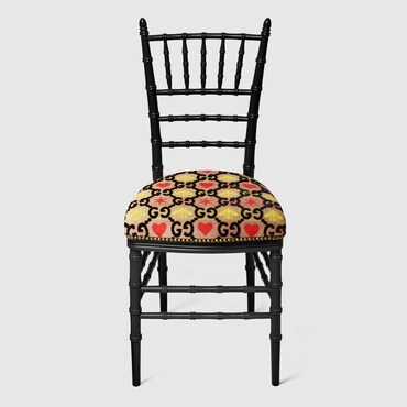 GUCCI Chiavari Chair With GG Jacquard