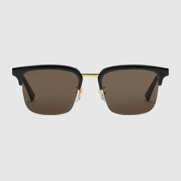 GUCCI Rectangular Frame Sunglasses