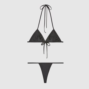 GUCCI Interlocking G Jersey Bikini, Size S