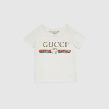 GUCCI Baby - T-shirt With Logo, Size 36 MONTHS