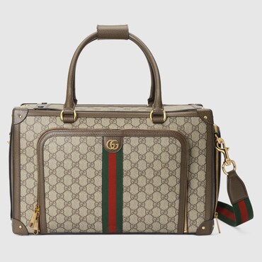 GUCCI Small GG Pet Carrier With Web