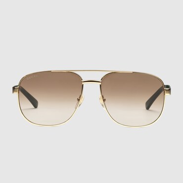 GUCCI Navigator Frame Sunglasses