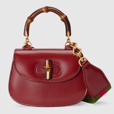 Gucci Bamboo 1947 Mini Bag In Red