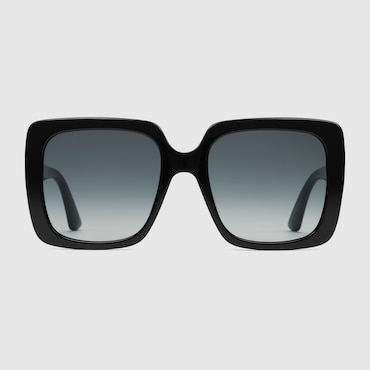 GUCCI Rectangular-frame Acetate Sunglasses