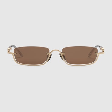 GUCCI Rectangular-frame Sunglasses