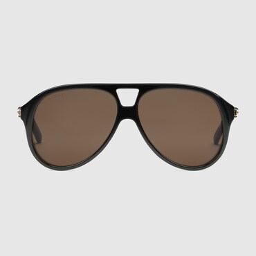 GUCCI Aviator Frame Sunglasses
