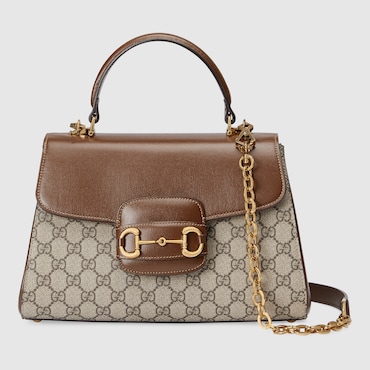 GUCCI Horsebit 1955 Medium Top Handle Bag
