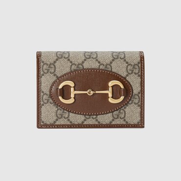 GUCCI Horsebit 1955 Card Case Wallet
