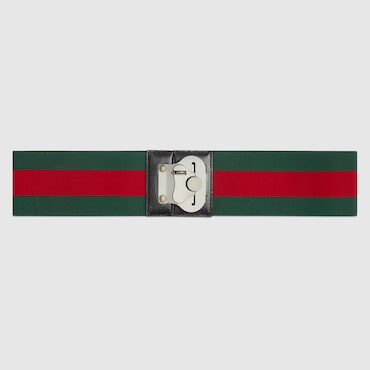 GUCCI Elastischer Gepäckriemen Mit Web