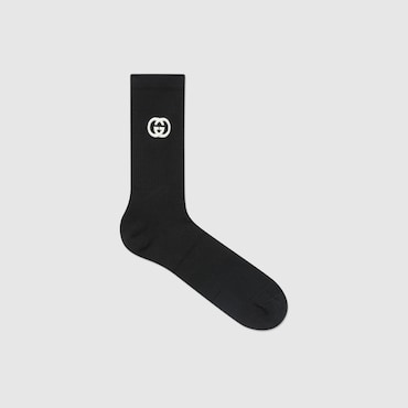 GUCCI Chaussettes En Mélange De Coton Avec Motif GG, Taille S