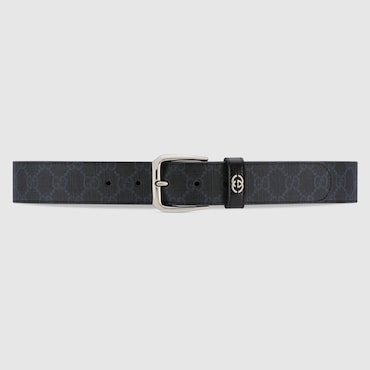GUCCI Belt With Interlocking G Detail, Size 105