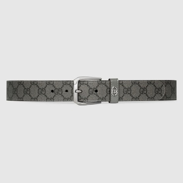 GUCCI Belt With Interlocking G Detail, Size 105
