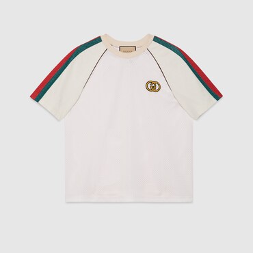 GUCCI GUCCI MESH FABRIC T-SHIRT 