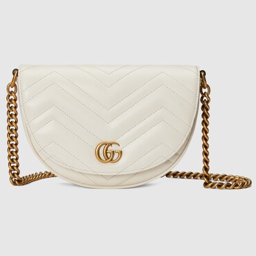 GUCCI GUCCI GG MARMONT MATELASSÉ CHAIN MINI BAG