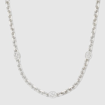 GUCCI GUCCI INTERLOCKING CHAIN NECKLACE