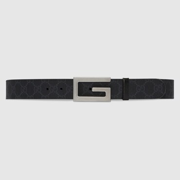 GUCCI Reversible Belt With Square G Buckle, Size 95