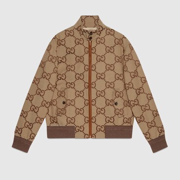 GUCCI Jumbo GG Canvas Jacket, Size 58