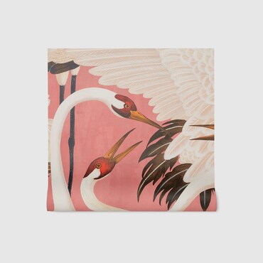 GUCCI Tapete Mit Reiher-Print