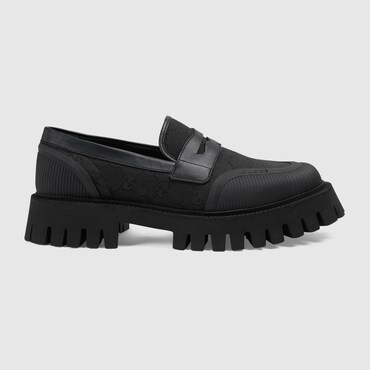 Gucci Men's Maxi Gg Loafer In Black