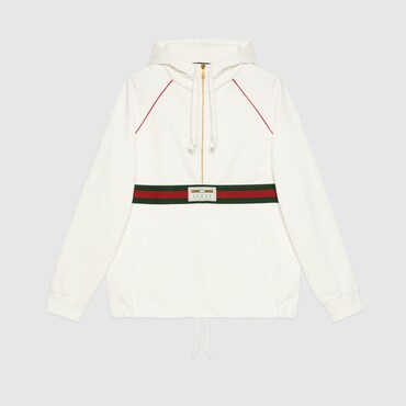 GUCCI Sweatshirt With Web And Label, Size XL