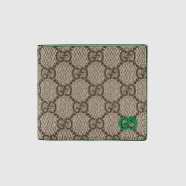 Gucci Gg Supreme Wallet In Beige