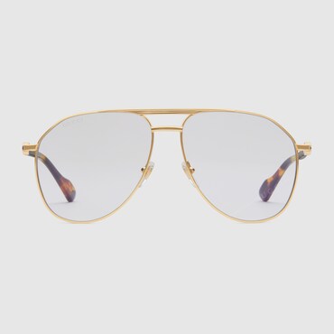 GUCCI Aviator Frame Sunglasses