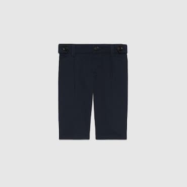 GUCCI Baby - Stretch Cotton Trousers With Web, Size 24 MONTHS