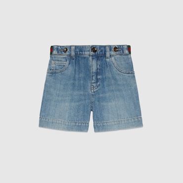 GUCCI Kids - Denim Bermuda, Size 12 YEARS