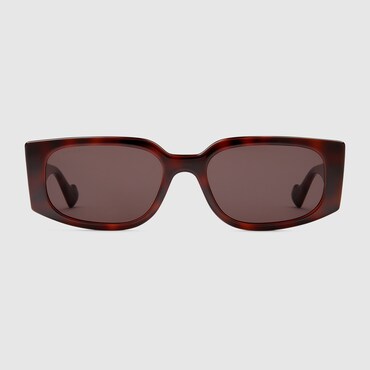 GUCCI Rectangular-frame Sunglases